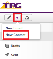Adding a New Contact in Post Office | TPG Support